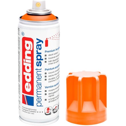 edding 5200 "Permanentspray", zijdemat - Neon-Oranje