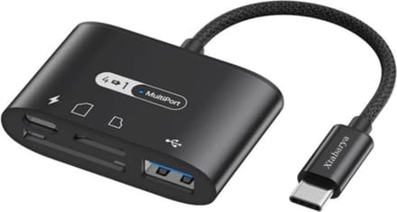 Xtabarya 4in1 Hoofdtelefoon Digitale Audio Adapter Dac Hifi Aux Kabel Voor Ipad Pro macbook geschikt voor Samsung