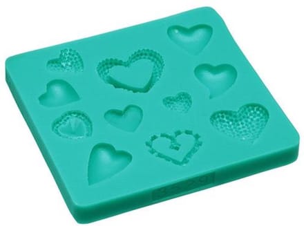 KitchenCraft Siliconen mal - hartjes - Sweetly Does It | Kitchen Craft