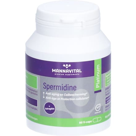 Mannavital Spermidine platinum 60 Vegetarische capsules