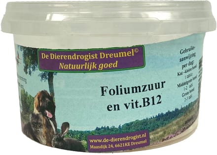 Dierendrogist Foliumzuur Vitamine B12