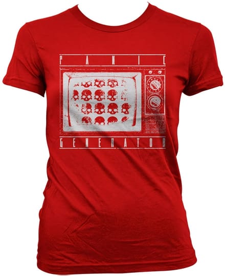 Hybris Dames-T-shirt 'Panic Generator Girly' SH-5-15613-H34-17