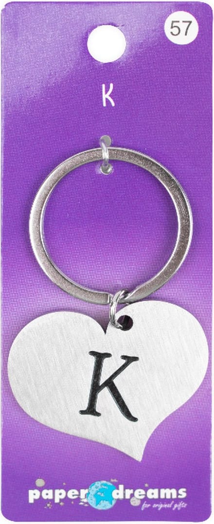 Hart sleutelhanger - K