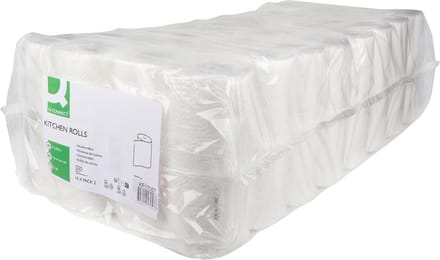 Q-CONNECT keukenrol | 2-laags | 50 vel | pak van 16 x 2 rollen