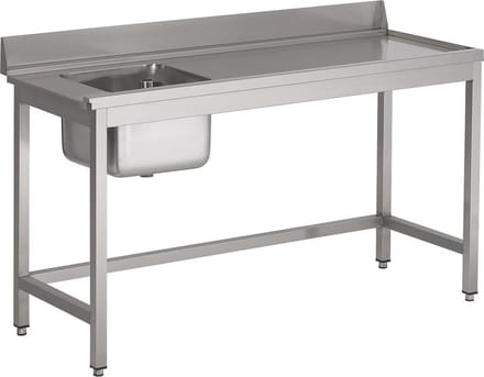 Combisteel 700 Spoeltafel 1 Links 1200 7812.0600 - Horeca & Professioneel