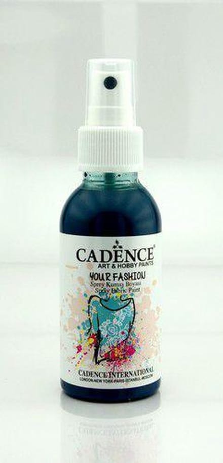 Cadence Fashion Spray Fabric Paint 100 ml Petroleum
