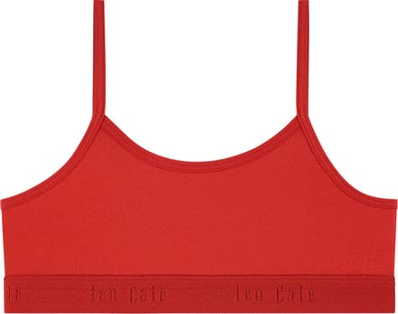Ten Cate Basics bh top rood voor Meisjes | Maat 122/128