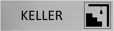 CombiCraft Aluminium Deurbordje "Keller " 165x45mm met tape