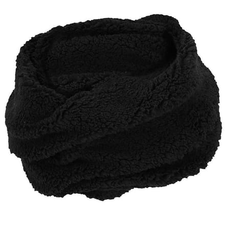 Colsjaal dames - Teddy Wol - One Size - Zwart