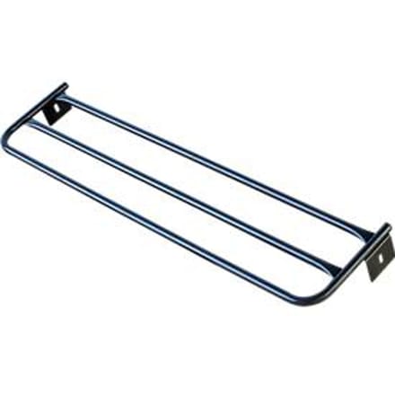 Hoedenplank voor kleedkamerbank, staal, 2000 mm lang, antraciet