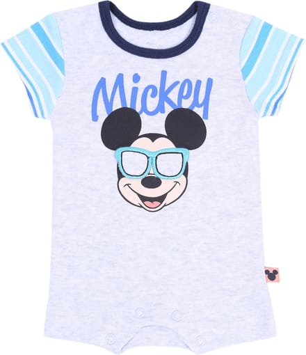 Grijze body/rampers Mickey Mouse DISNEY
