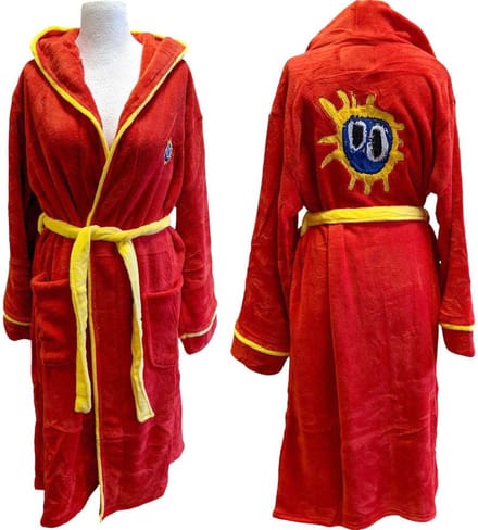 Primal Scream - Screamadelica Badjas - M/L - Rood