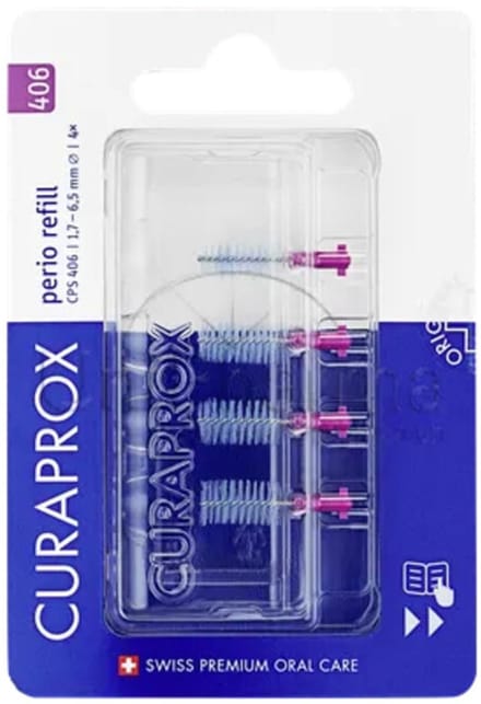Curaprox Rager Perio Start Navul 406 - 4 stuks