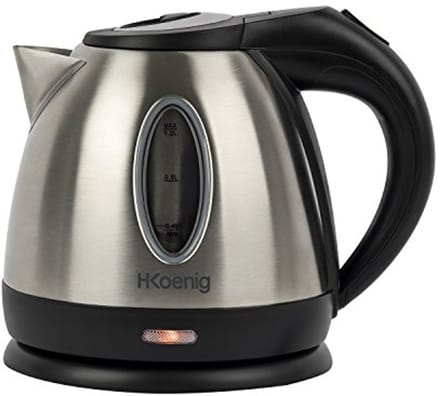 Compacte RVS Waterkoker 1.2L met Snelle Kookfunctie en Waterniveau Indicator