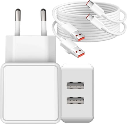 Usb C Oplader 12w usb naar usb C Kabel 1 Meter - Usb Adapter voor Galaxy A15 A16 A25 A35 A55 A56 A57