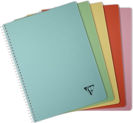 Clairefontaine Spiraalschrift LINICOLOR, A4, strogeel