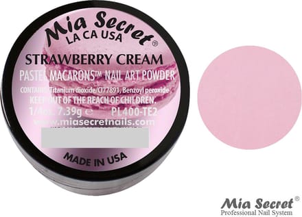 Pastel Macarons Acrylpoeder Strawberry Cream