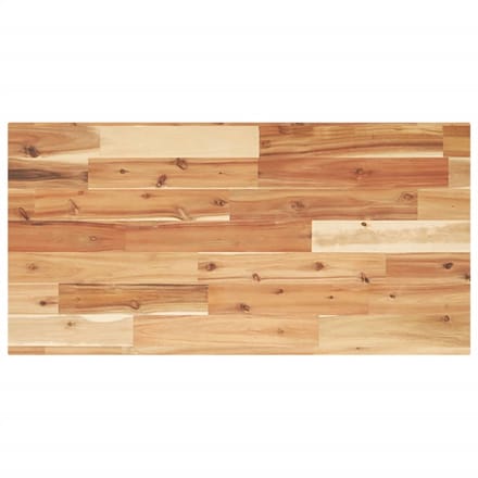 vidaXL - Wastafelblad - met - olieafwerking - 120x40x2 - cm - massief - acaciahout