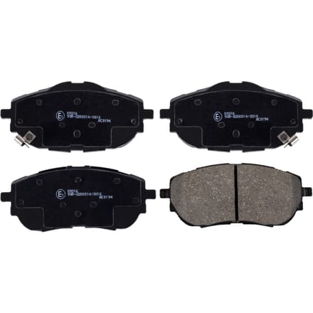Remblokset BLUE PRINT ADT342198, voor