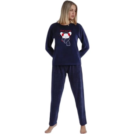 Dames pyjama met lange mouwen Admas Morning Mouse