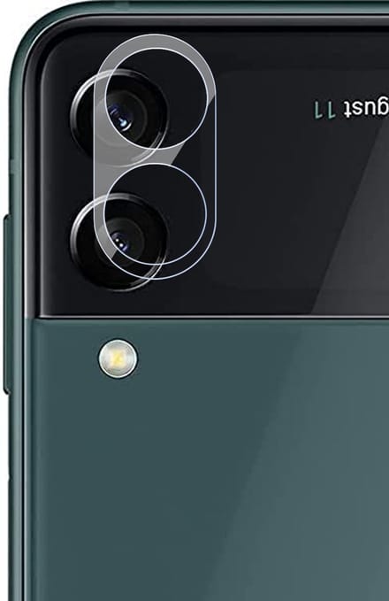 Camera Screenprotector geschikt voor Samsung Galaxy Z Flip 3 - Tempered Glass Screen Protector