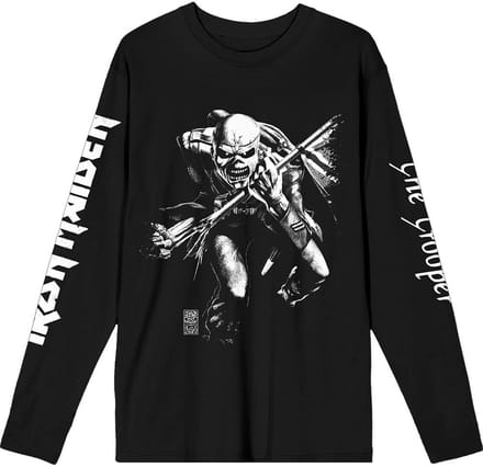 Iron Maiden - 50 Trooper Isolated Longsleeve shirt - M - Zwart