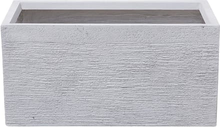 MYRA - Plantenbak - Wit - 60 cm - Klei-vezelmengsel