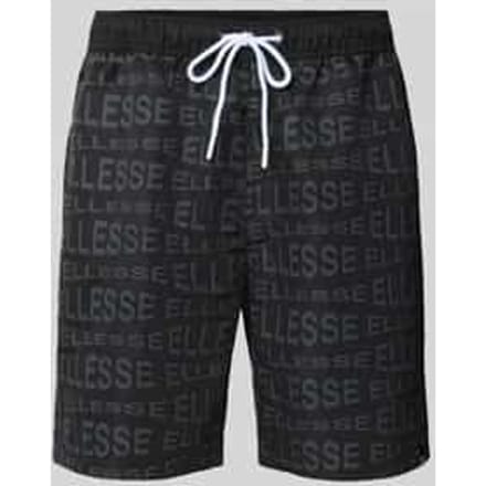 Korte regular fit broek met tunnelkoord, model 'DiSTORTA'