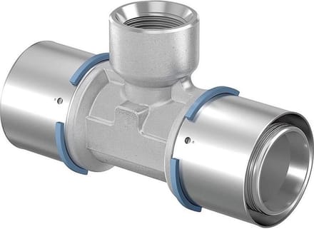 Uponor press tee adapter female thread 50-rp1ft-50