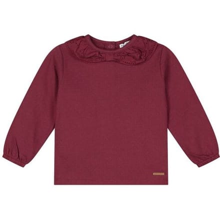Prénatal peuter shirt Dark Wine Red 80 dames