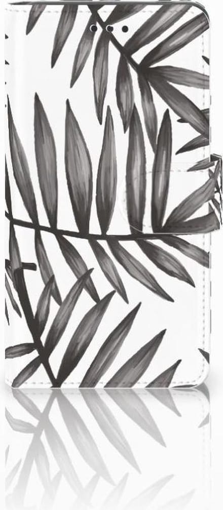 Nokia 7 Hoesje Leaves Grey