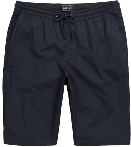 Men Plus - Heren - bermuda FLEXLASTIC® elastische tailleband tot 8XL - Navy blauw - Maat L