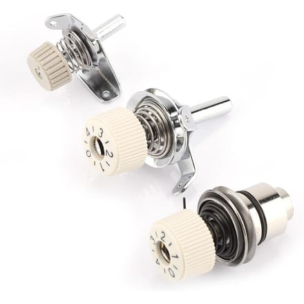 3 STUKS Industriële Naaimachine Draadspanningregelaar Montage Naaimachine Accessoire white