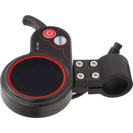 Panneau d'affichage pour scooter électrique, écran LCD étanche à 6 broches, panneau de commande pour scooter électrique black