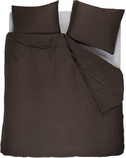 VTWonen Earth - Dekbedovertrek - Lits-jumeaux - 260x200/220 cm - Dark Brown