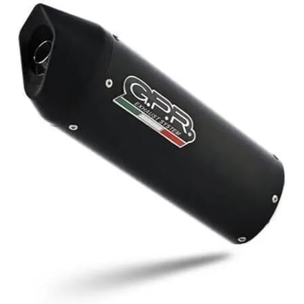 Gpr Exclusive Furore Marathon 125 08-10 Gehomologeerd Compleet Uitlaatsysteem Zwart Homologated