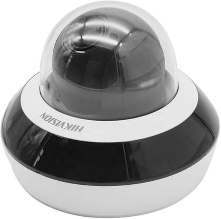 IP Beveiligingscamera - Koepelcamera Binnen Buiten - Objecten Monitoren - 4x Optische Zoom - 2.8-12mm Lens - Wit Zwart