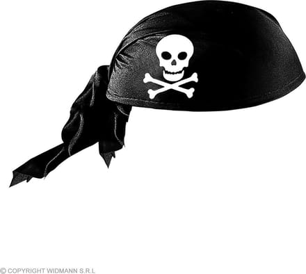 Piratenhoed zwart vilt