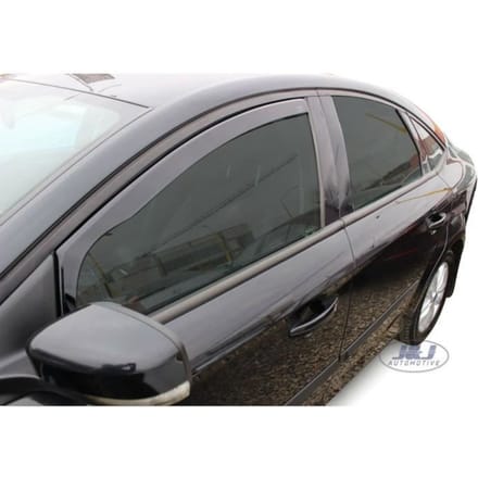 Déflecteurs d'air - J&J AUTOMOTIVE - Heko - Fumé - Installation facile - Réduction du bruit du vent