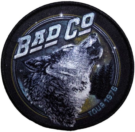 Bad Company - Tour 1976 Patch - Zwart/Wit