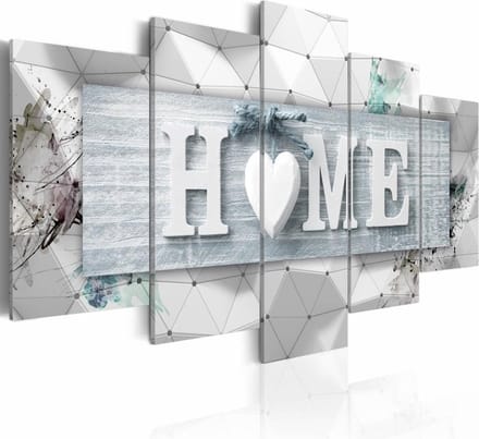 Schilderij - Home: Melody of Modernity
