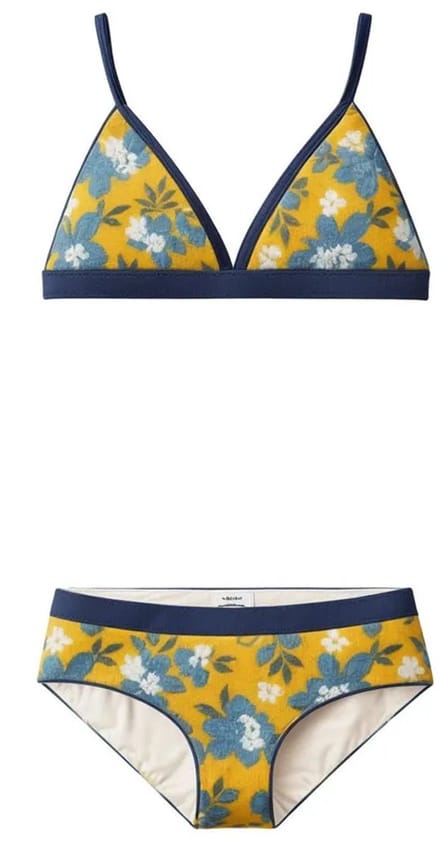 Aquafeel 25767 Bikini Geel 152 cm Meisje