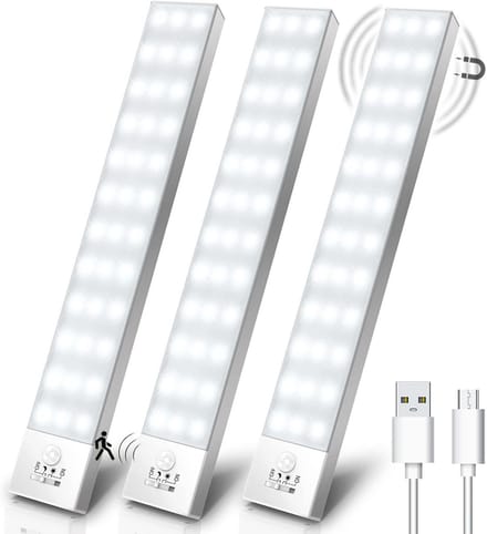 Led Kastverlichting zonder Boren met Bewegingssensor - 3 Stuks