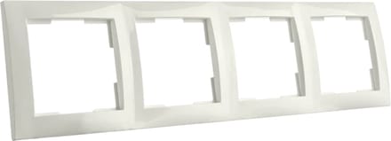 EMhub afdekraam 4-voudig - Lumo55 alpin wit (4090089)