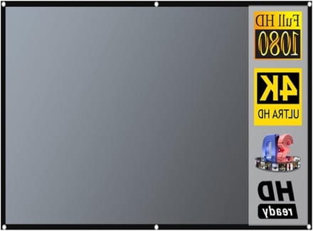 Projectorscherm - Projectiescherm - Thuisbioscoop - Anti-licht - 120 inch - Grijs