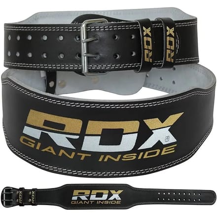 Lederen gewichthefriem RDX 4"