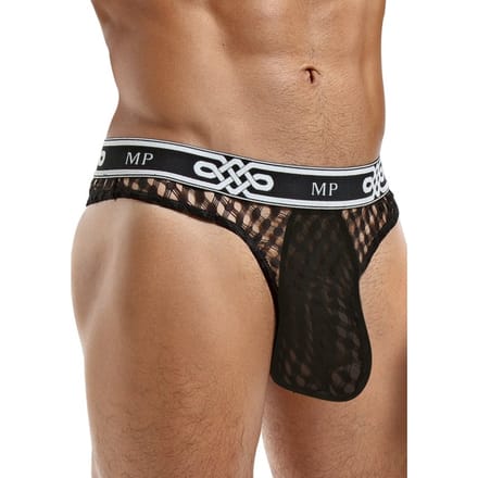 Male Power – Lo Rise String – Zwart