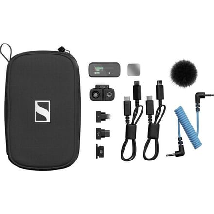 Sennheiser PROFILE WIRELESS 1-channel set - 1-channel all-in-one wireless microphone system featuring one clip-on mic transmitter, receiver and accessories