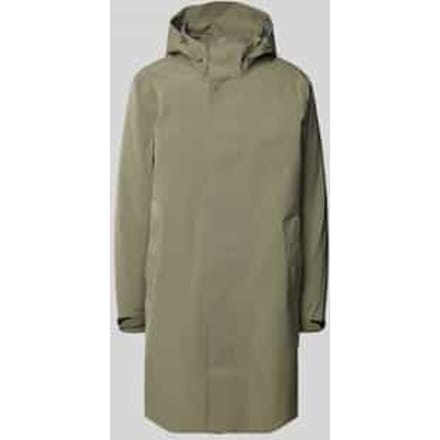 Parka met capuchon en mouwtrensjes