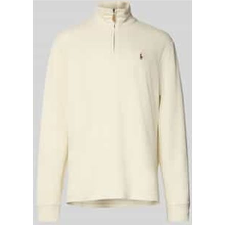 Gebreide pullover met opstaande kraag